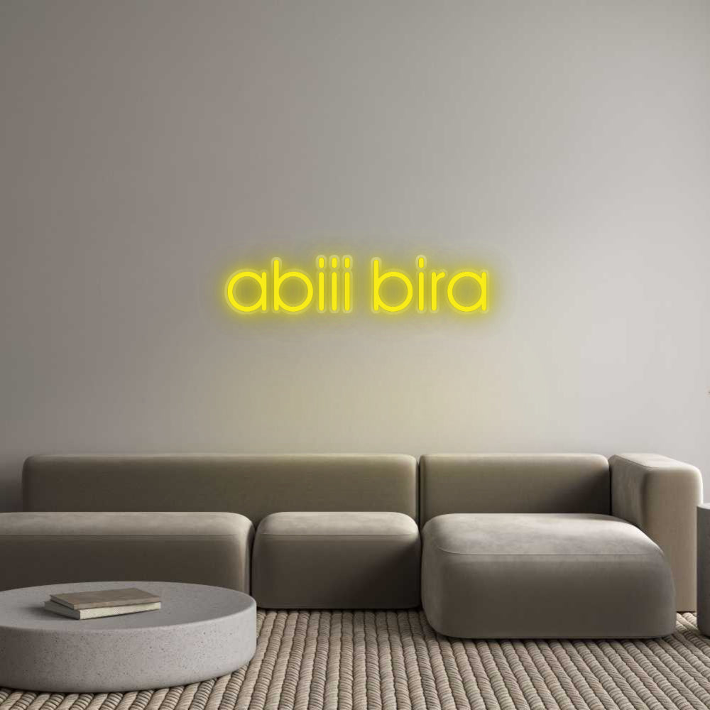 Özel Tasarım : abiii bira - Neonbir
