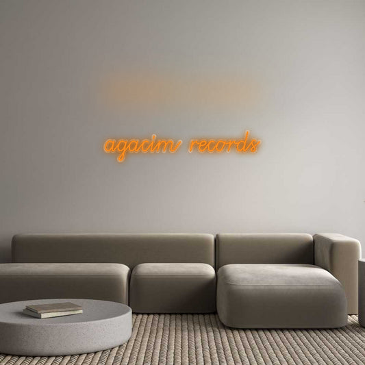 Özel Tasarım : agacim records - Neonbir