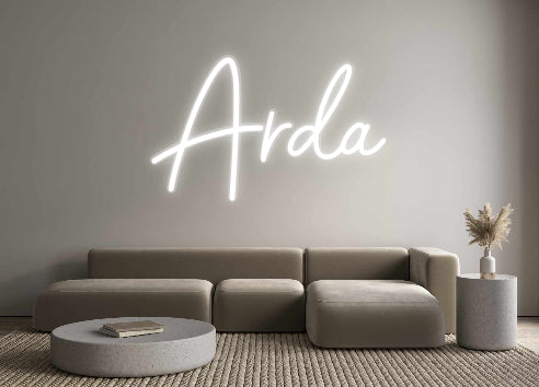 Özel Tasarım : Arda - Neonbir