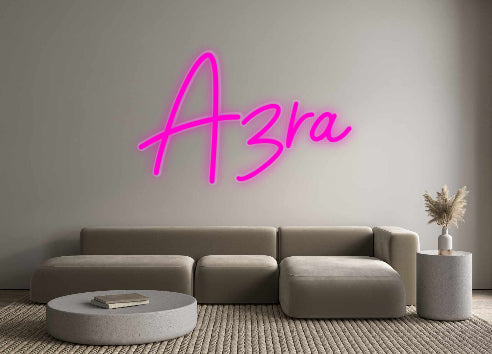Özel Tasarım : Azra - Neonbir