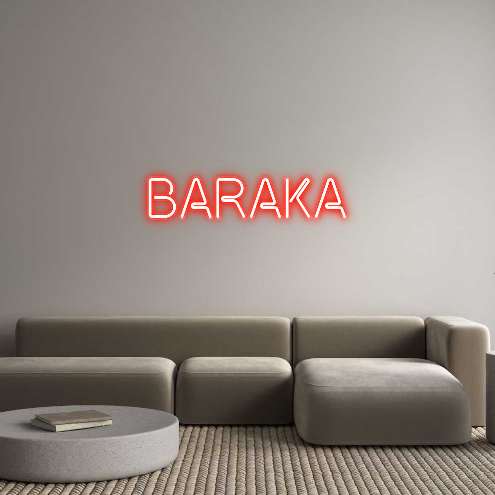 Özel Tasarım : Baraka - Neonbir