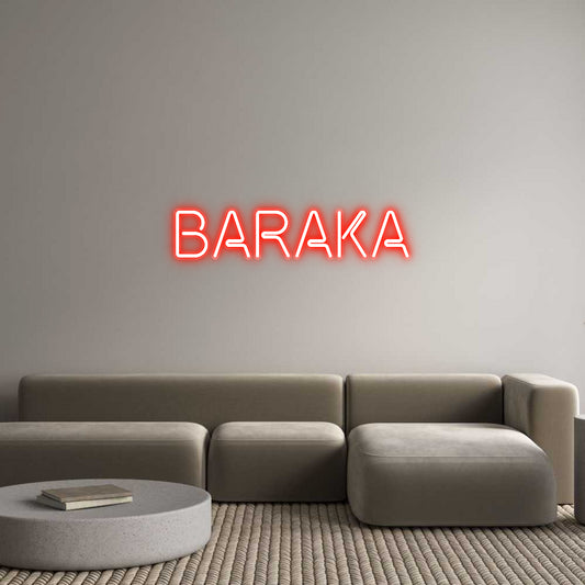 Özel Tasarım : Baraka - Neonbir