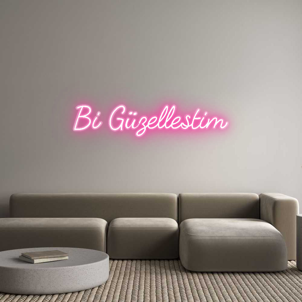Özel Tasarım : Bi Güzellestim - Neonbir