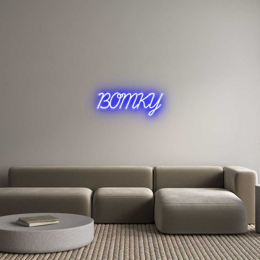 Özel Tasarım : BOMKY - Neonbir
