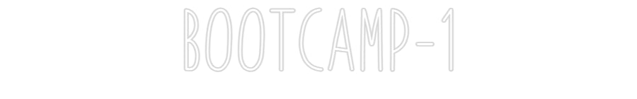 Özel Tasarım : BOOTCAMP-1 - Neonbir