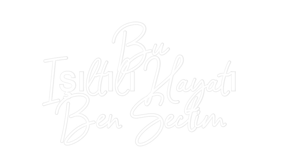 Özel Tasarım : Bu
Işıltılı ... - Neonbir