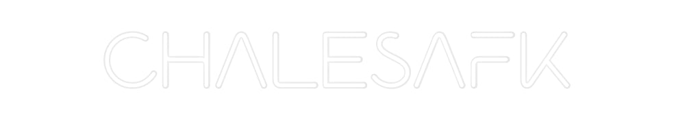 Özel Tasarım : CHALESAFK - Neonbir