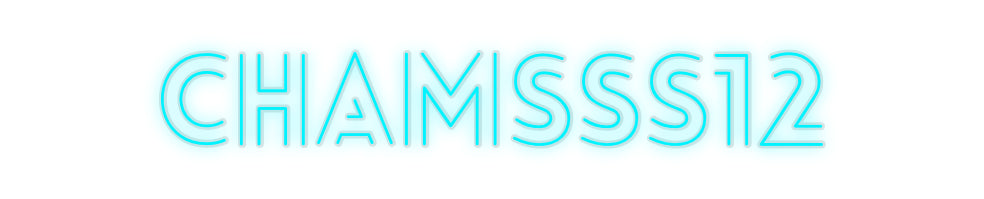 Özel Tasarım : CHAMSSS12 - Neonbir