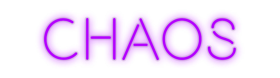 Özel Tasarım : CHAOS - Neonbir