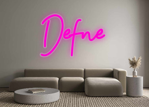 Özel Tasarım : Defne - Neonbir