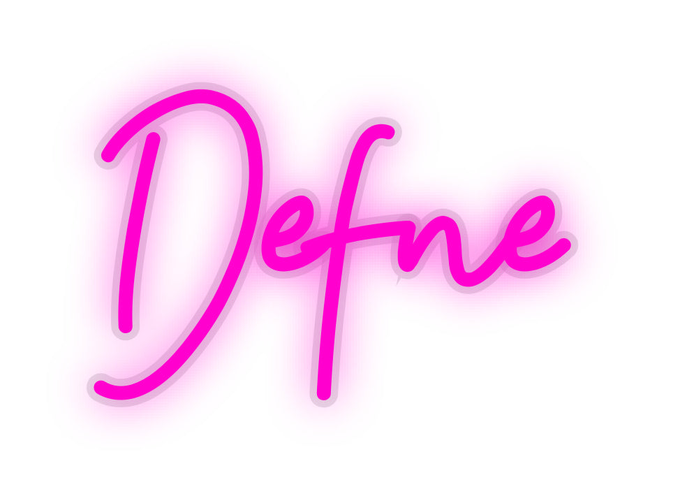 Özel Tasarım : Defne - Neonbir