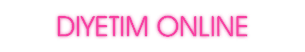 Özel Tasarım : DIYETIM ONLINE - Neonbir