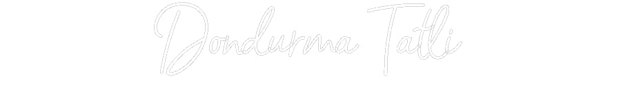 Özel Tasarım : Dondurma Tatli - Neonbir