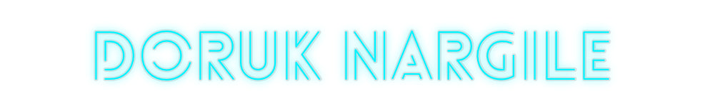 Özel Tasarım : Doruk Nargile - Neonbir