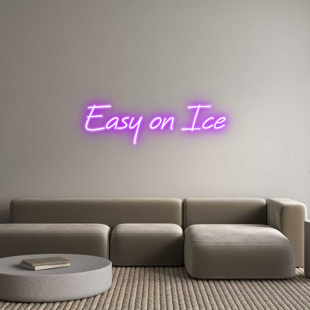 Özel Tasarım : Easy on Ice - Neonbir