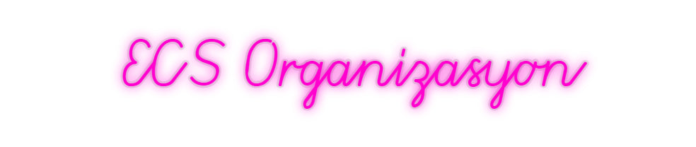 Özel Tasarım : ECS Organizas... - Neonbir