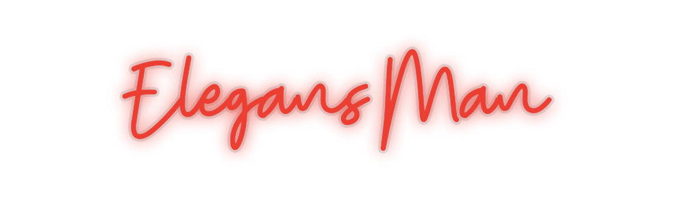 Özel Tasarım : ElegansMan - Neonbir