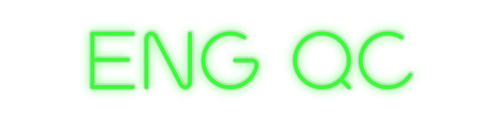 Özel Tasarım : ENG QC - Neonbir