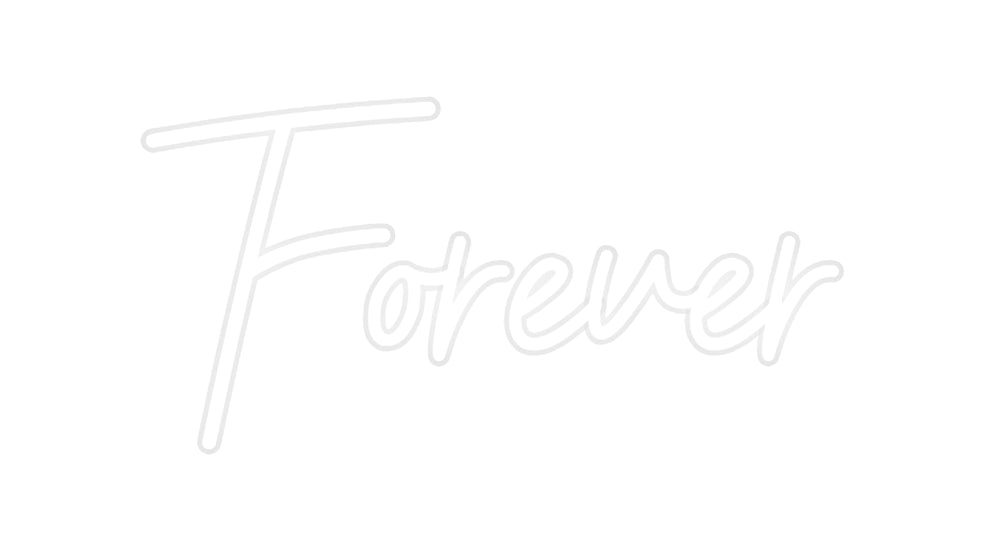Özel Tasarım : Forever - Neonbir