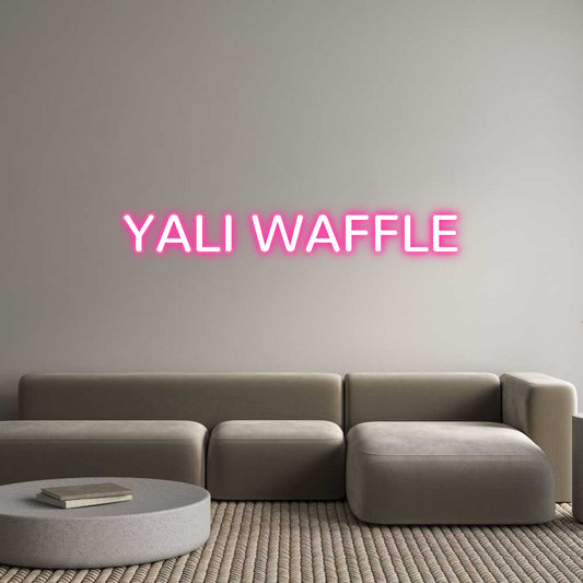 Özel Tasarım : YALI WAFFLE - Neonbir