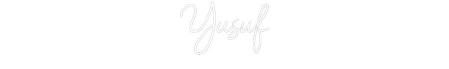 Özel Tasarım : Yusuf - Neonbir