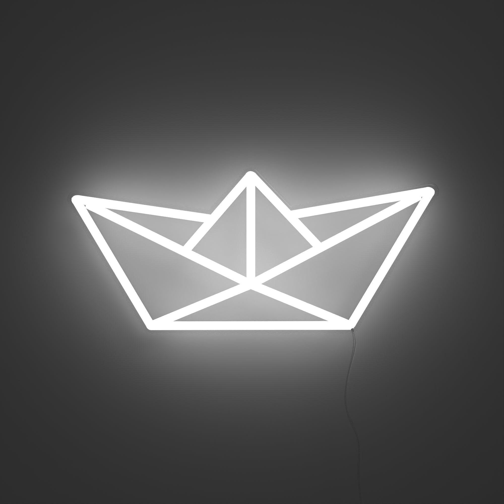Paper Sailboat - Neon Tabela - Neonbir
