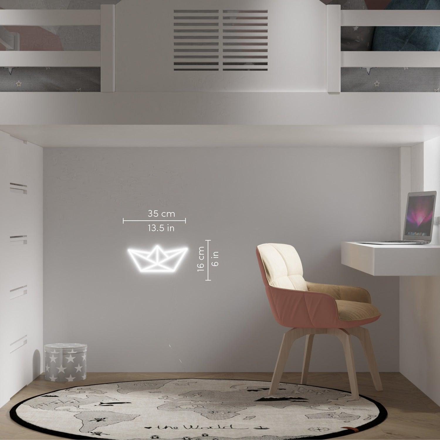 Paper Sailboat - Neon Tabela - Neonbir