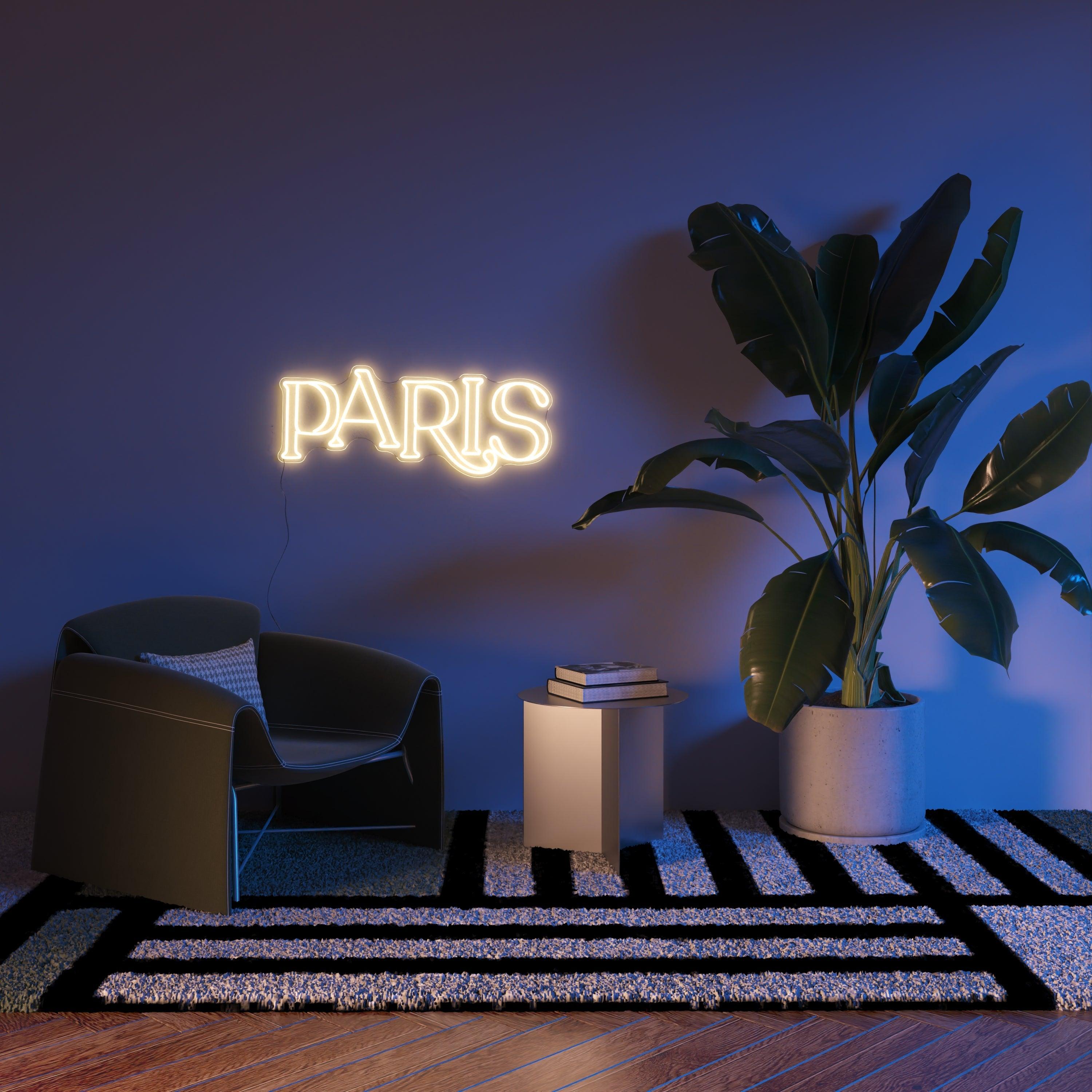 Paris, Neon Tabela - Neonbir