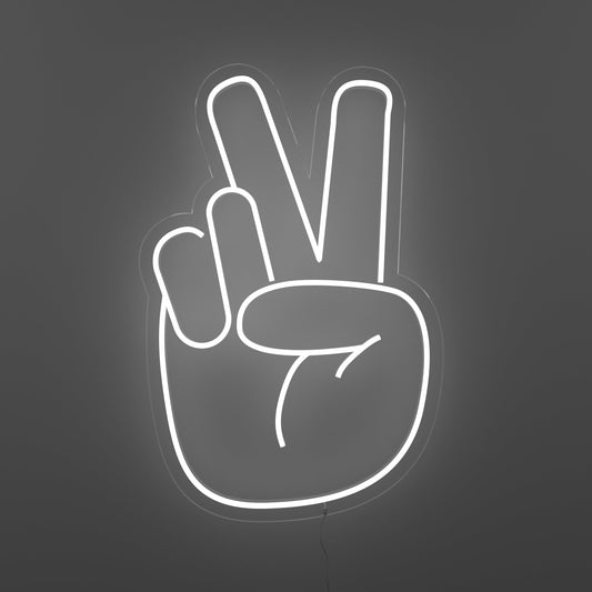 Peace Hand - Neon Tabela - Neonbir
