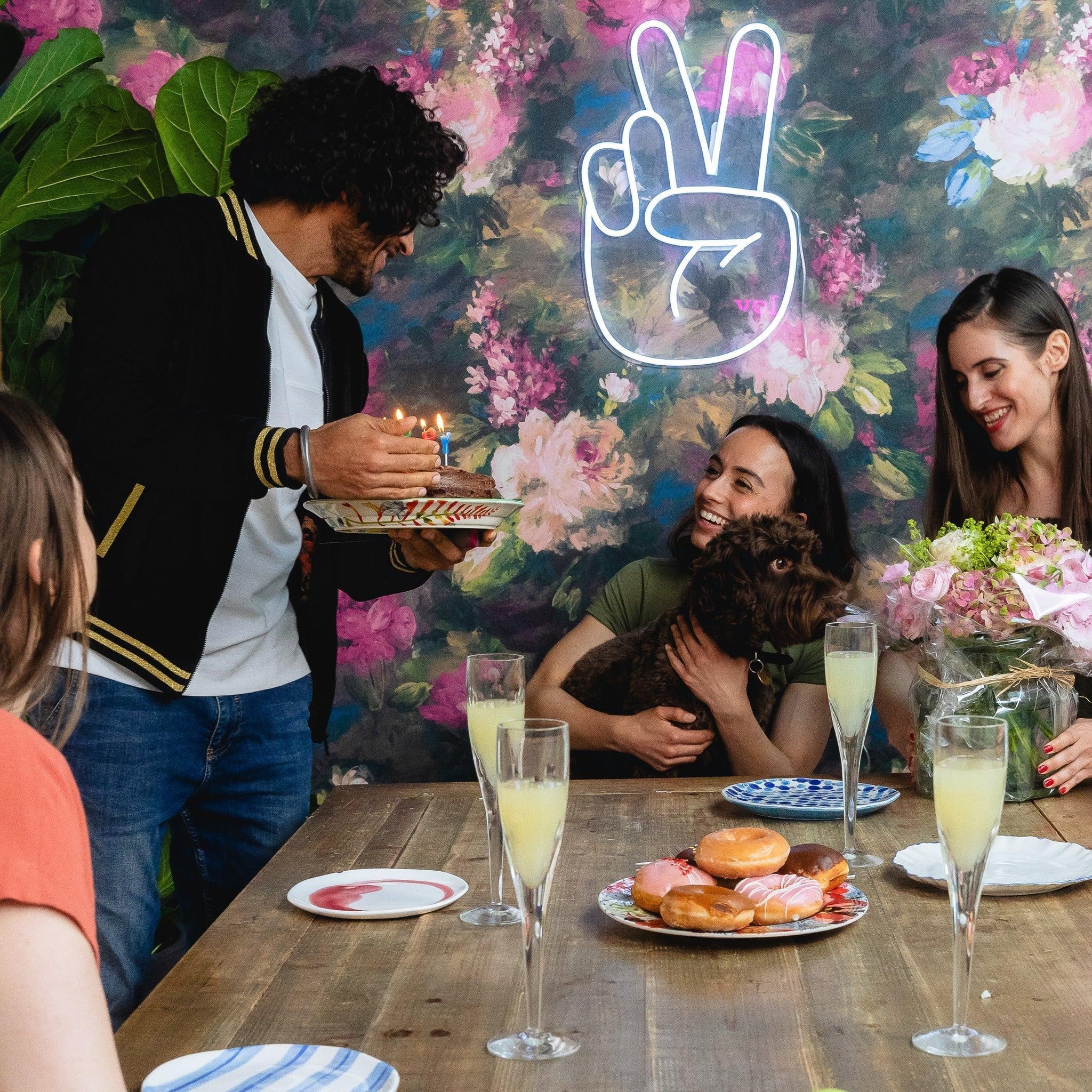 Peace Hand - Neon Tabela - Neonbir