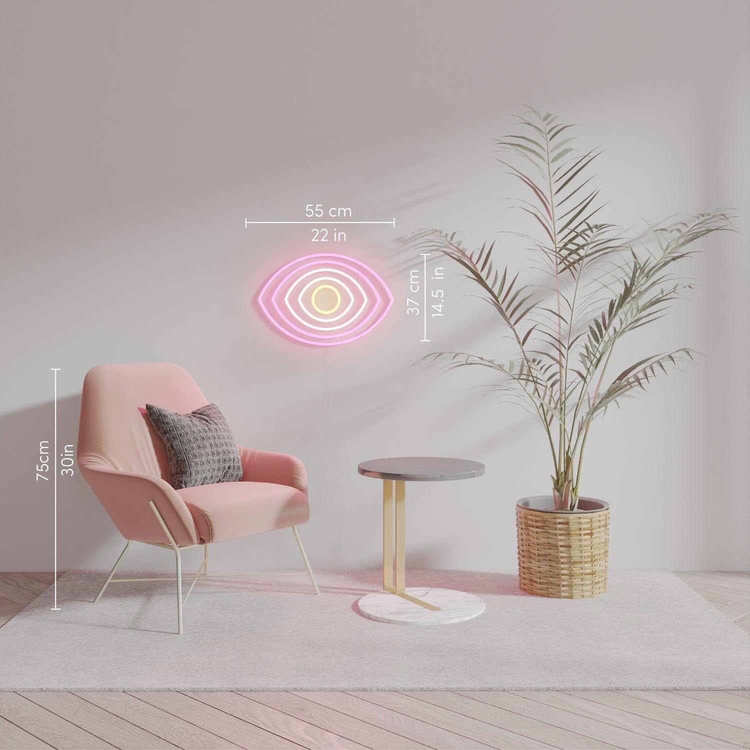 Pink I'm watching you (EYE) - Neon Tabela - Neonbir