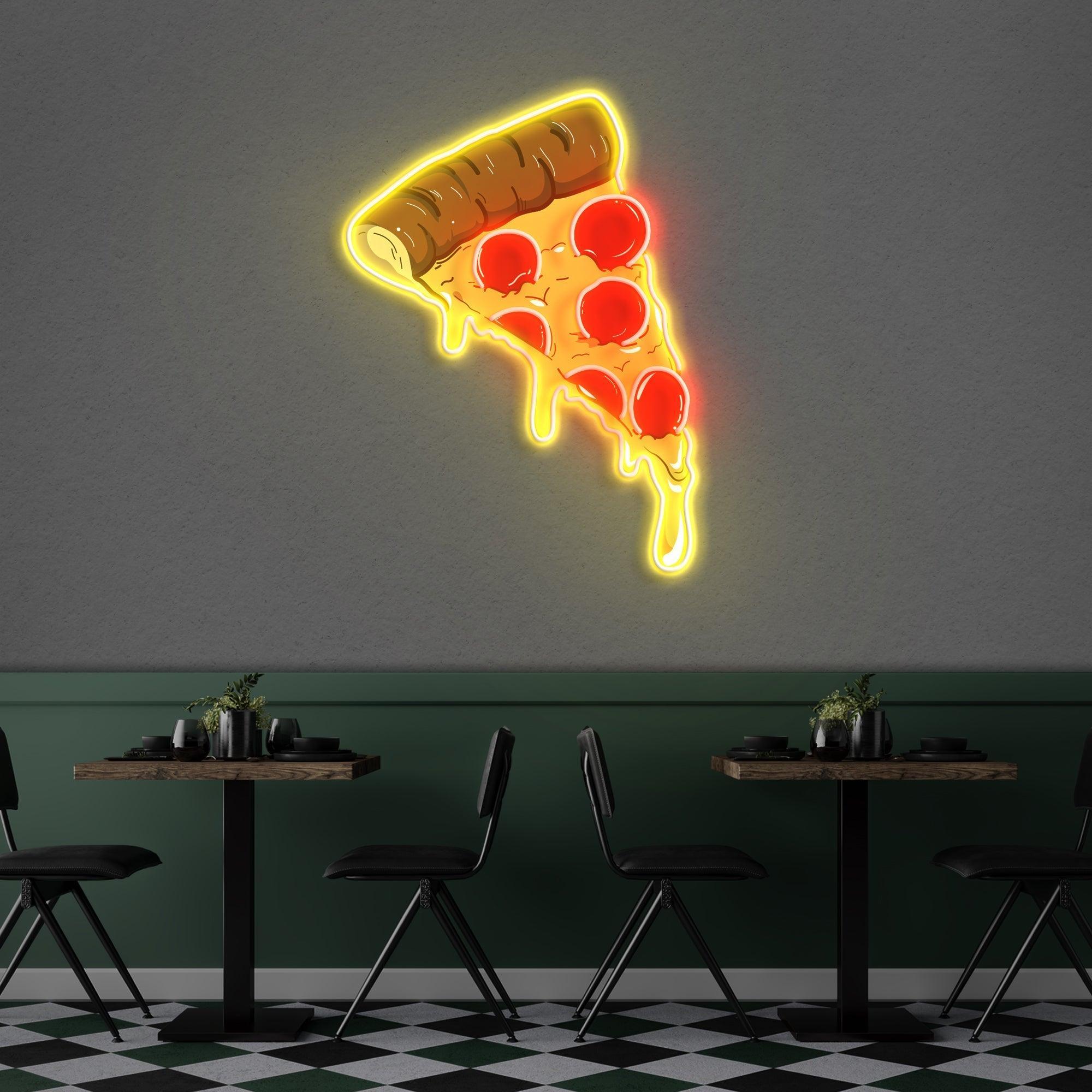 Pizza Art Work Led Neon Sign Light - Neonbir