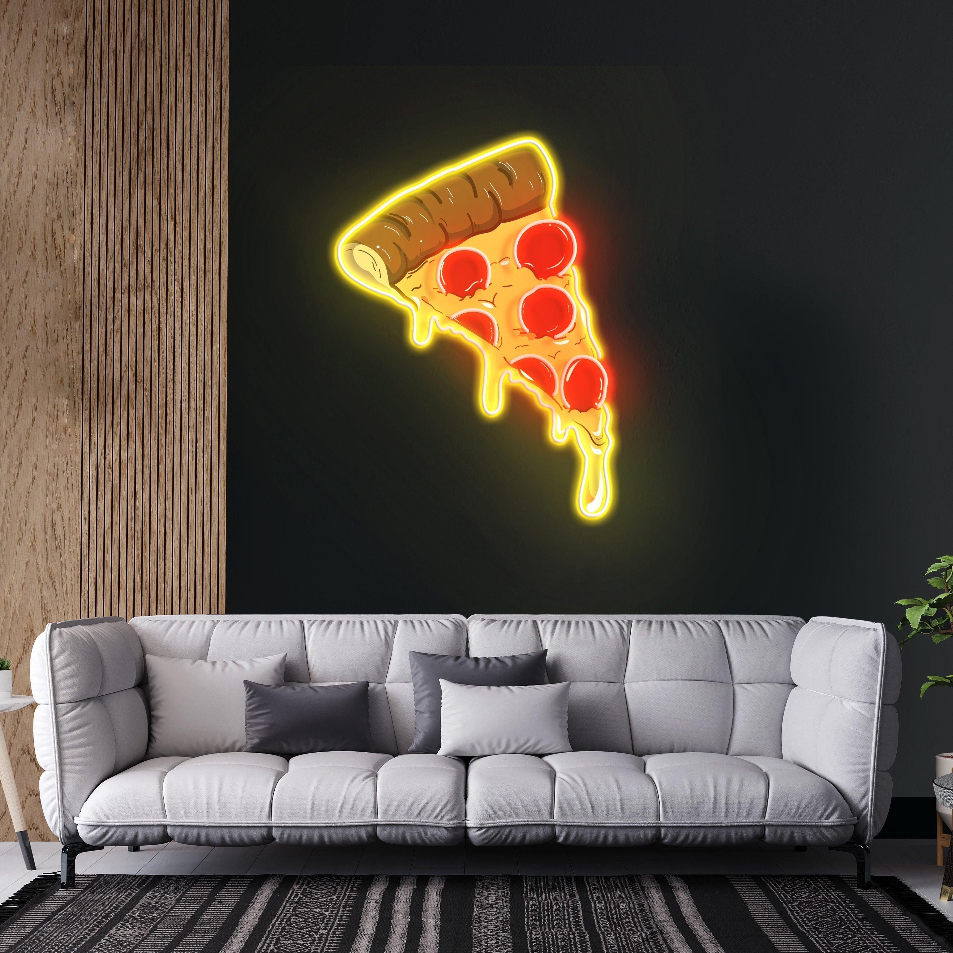 Pizza Art Work Led Neon Sign Light - Neonbir