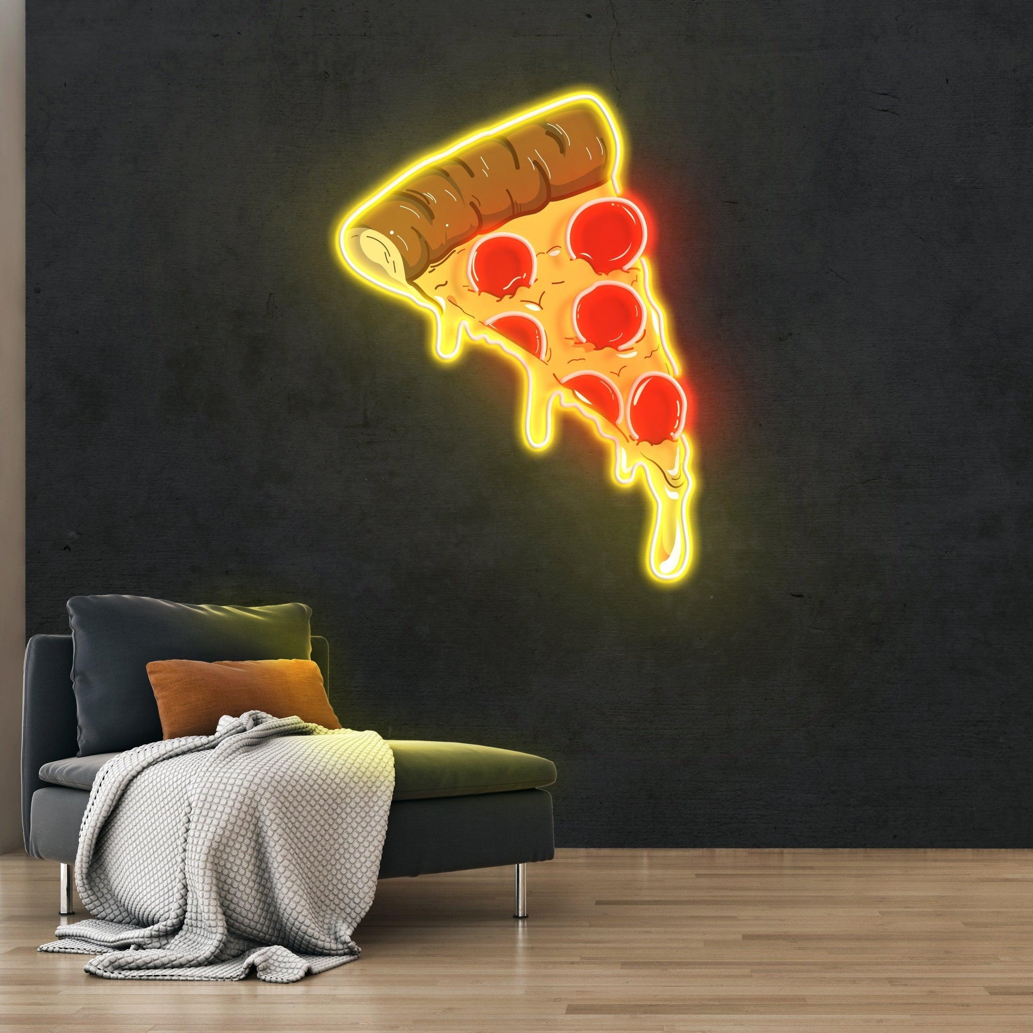 Pizza Art Work Led Neon Sign Light - Neonbir