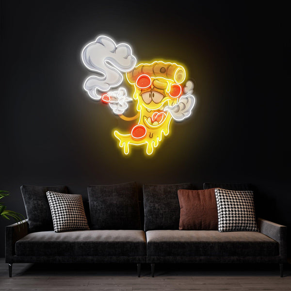 Pizza Slice Neon Tabela