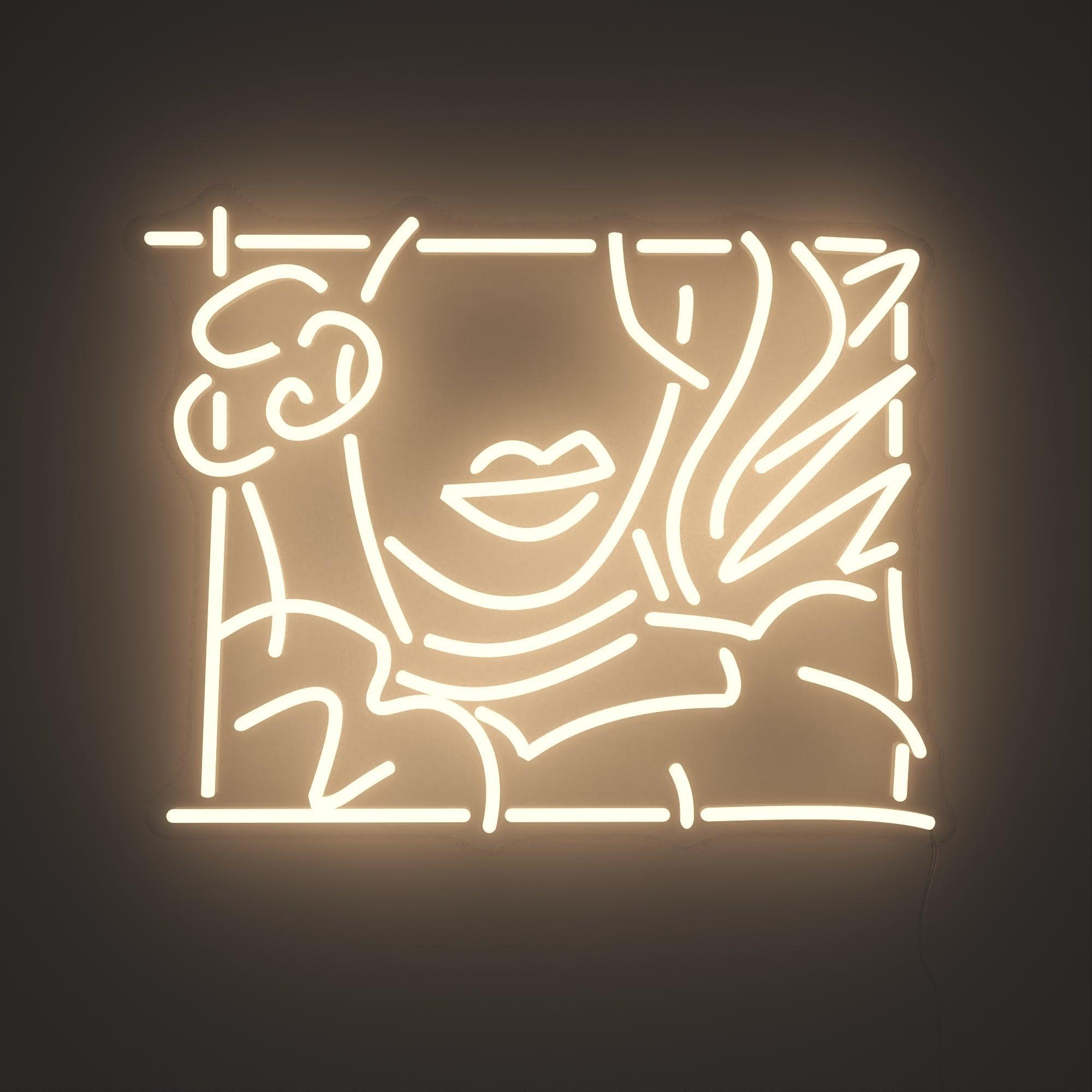 Portrait of a Lady by Tom Wesselmann, Neon Tabela - Neonbir