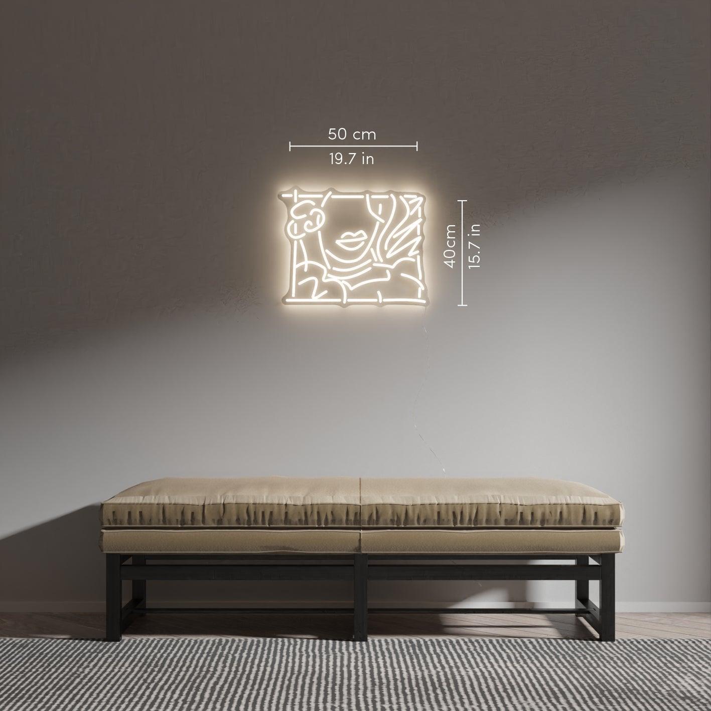 Portrait of a Lady by Tom Wesselmann, Neon Tabela - Neonbir