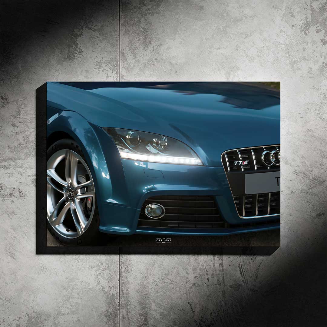Audi TTS Araba Poster (Neon)