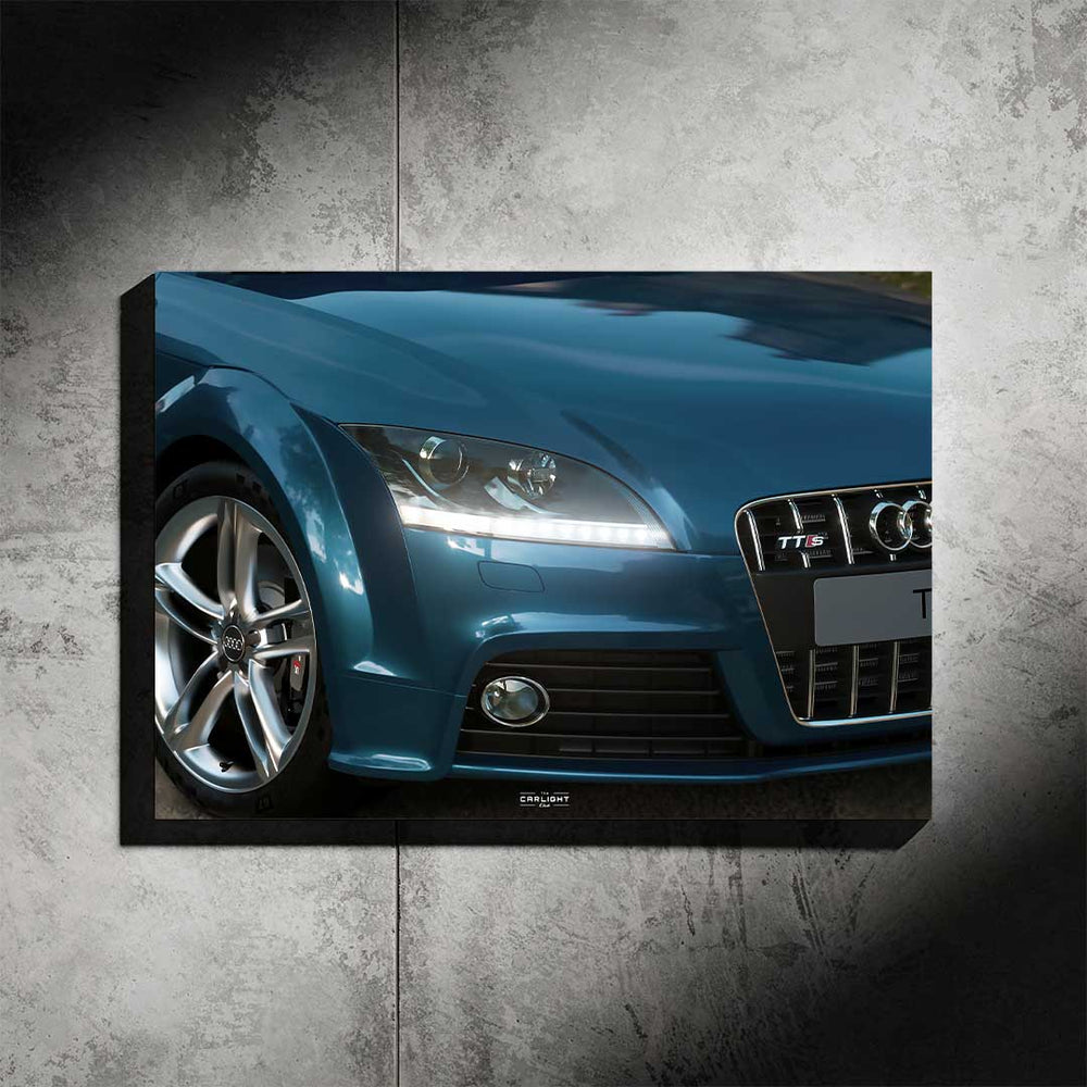 Audi TTS Araba Poster (Neon)