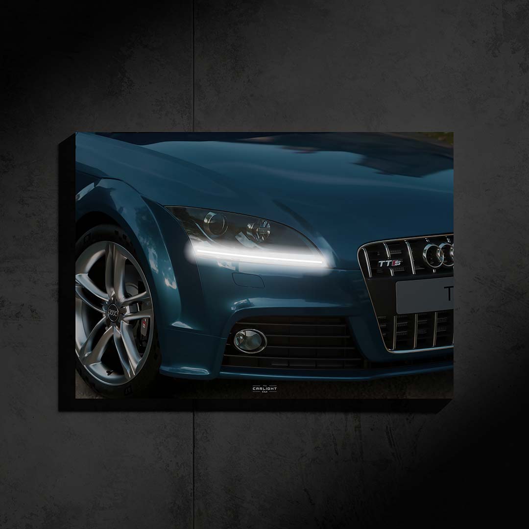 Audi TTS Araba Poster (Neon)