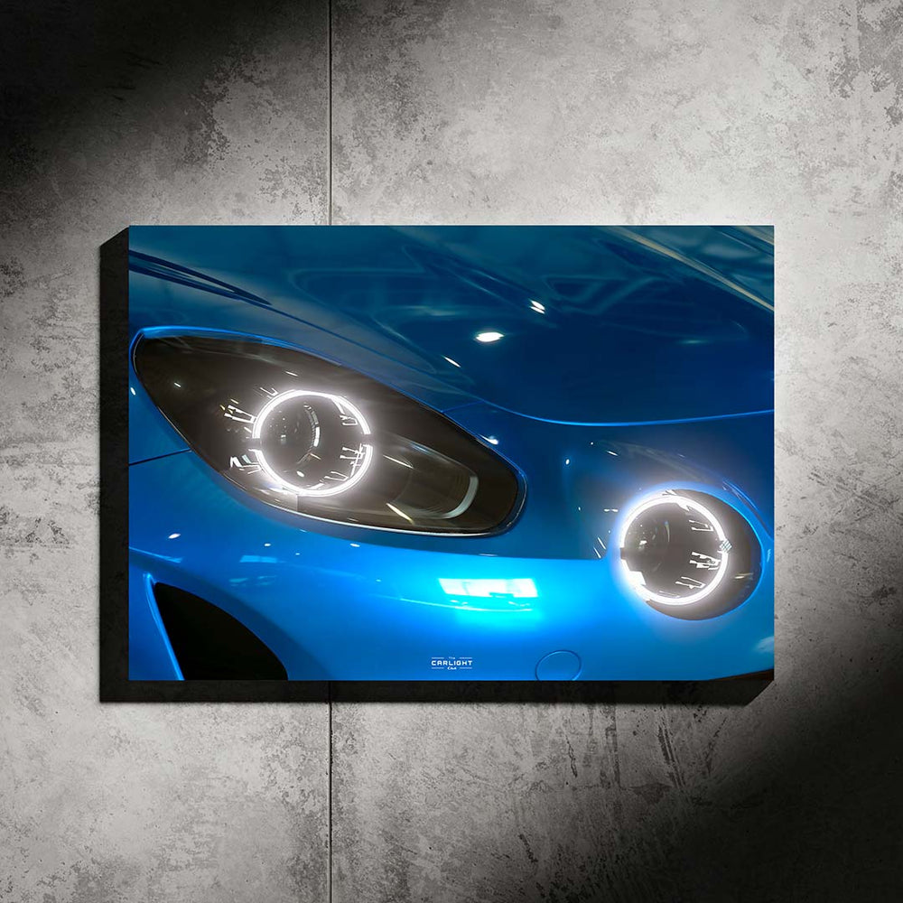 Alpine A110 Araba Poster (Neon)