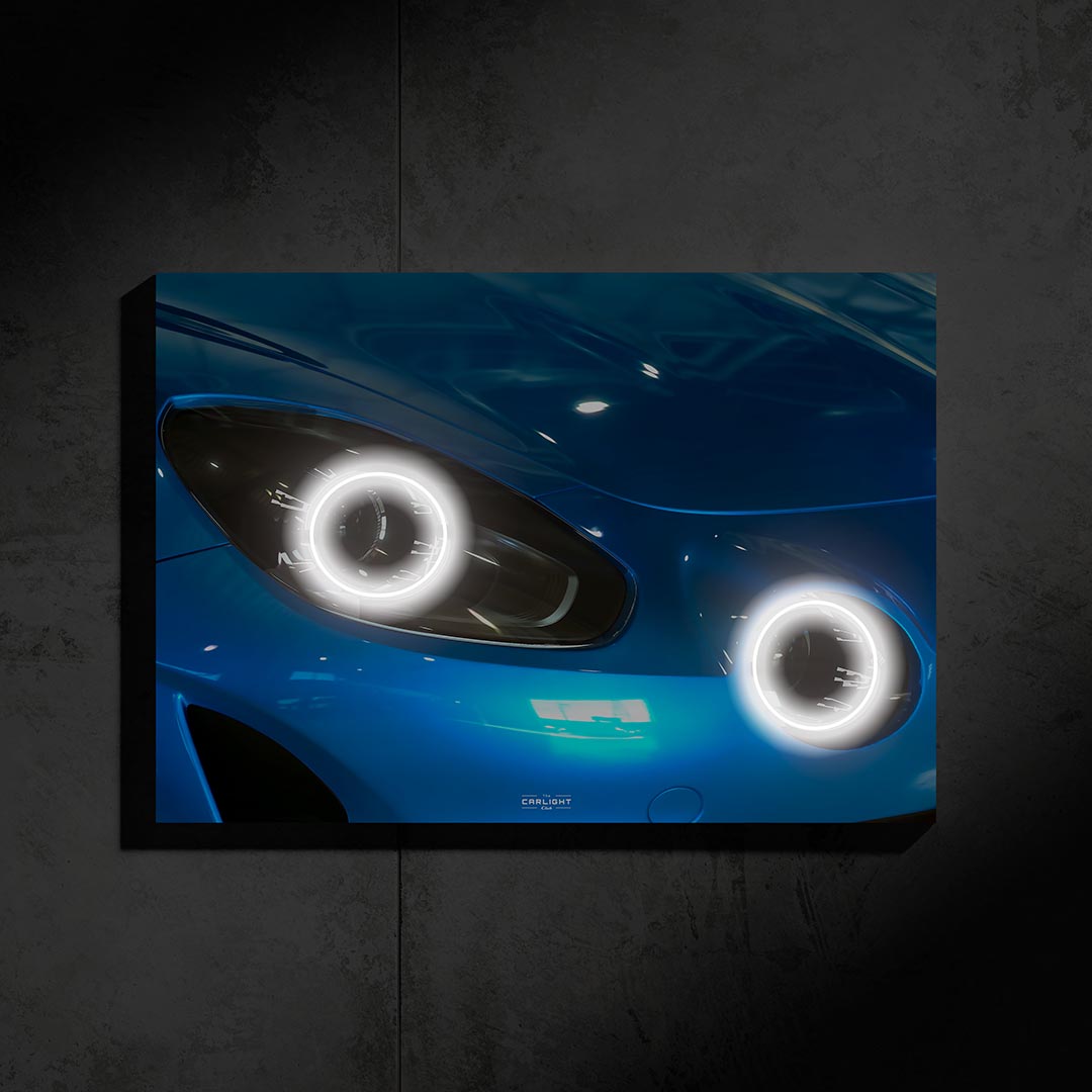 Alpine A110 Araba Poster (Neon)