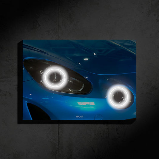 Alpine A110 Araba Poster (Neon)