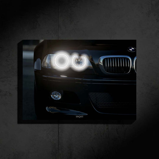 BMW M3 E46 Araba Poster (Neon)