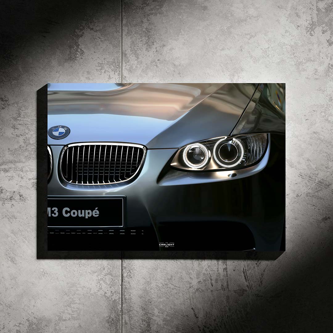 BMW M3 E92 V8 Araba Poster (Neon)