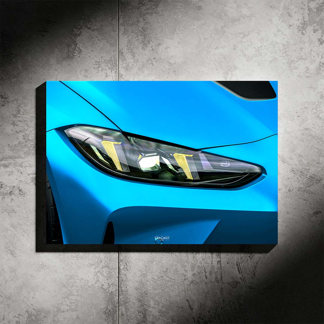 BMW M4 CS Araba Poster (Neon)