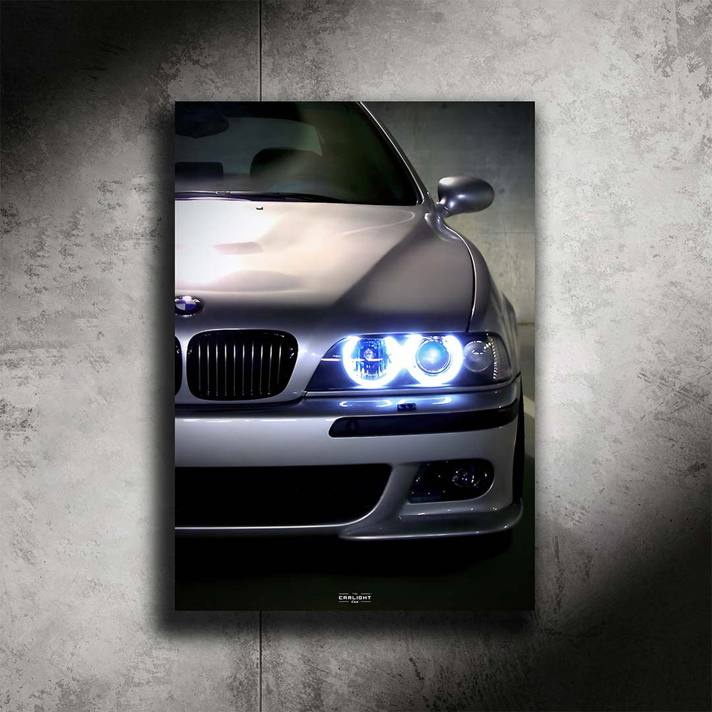 BMW M5 E39 Araba Poster (Neon)