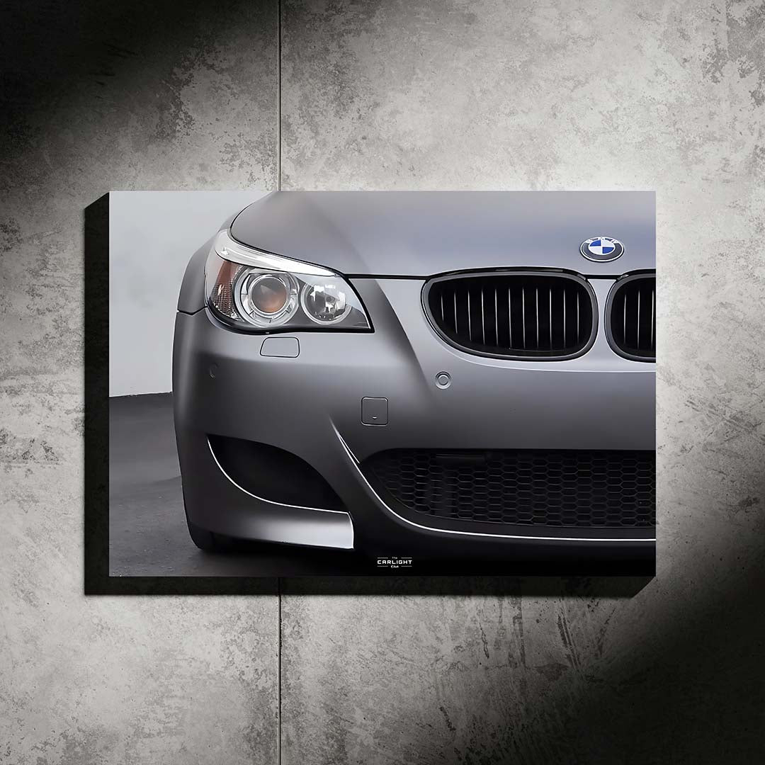 BMW M5 E60 V10 Araba Poster (Neon)