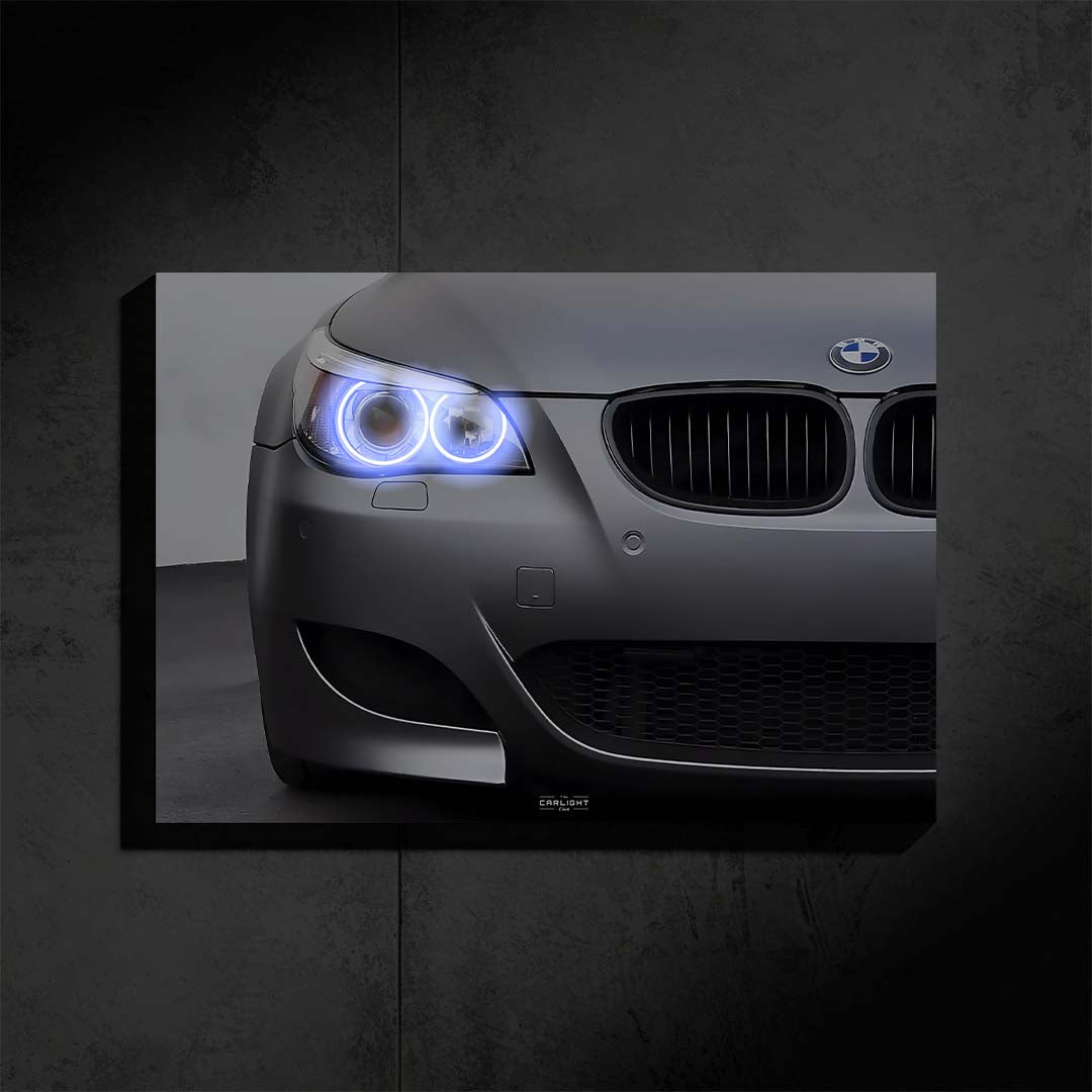 BMW M5 E60 V10 Araba Poster (Neon)