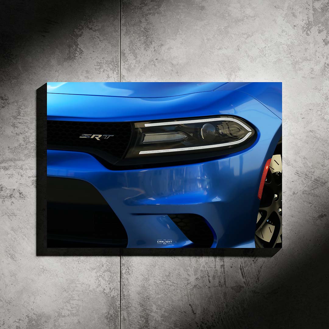 Dodge Charger SRT Araba Poster (Neon)